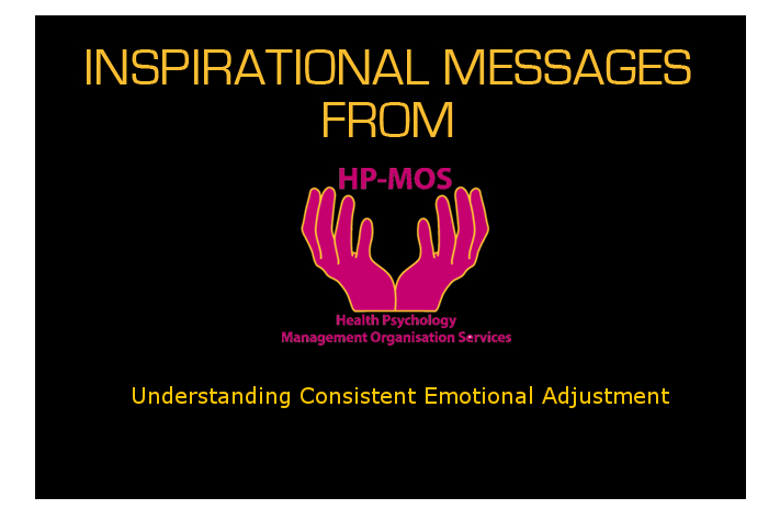 Understanding Consistent Emotional Adjustment